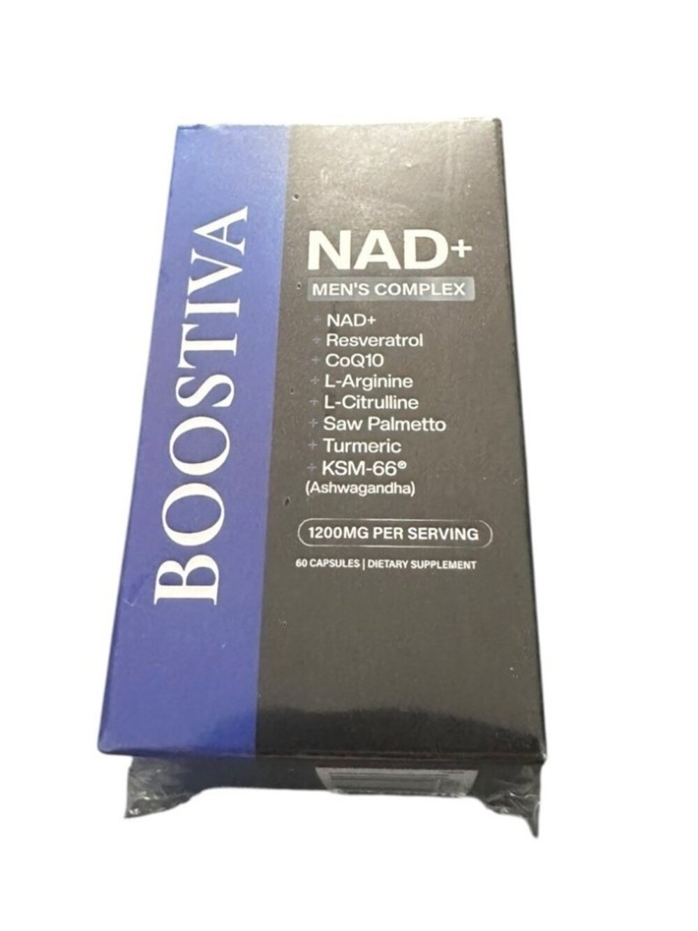 BOOSTIVA NAD+ Men’s Complex 1200mg Men’s Health 60 Capsules Exp 08/2028